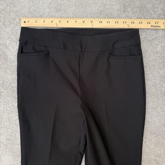 Chico's Pants Womens 0R Black Straight Leg Pull On Stretch Dress Career Work - Picture 6 of 11